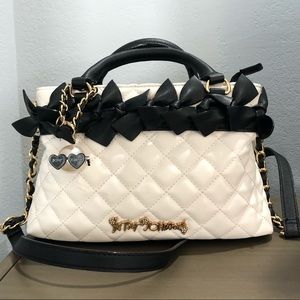 Betsey Johnson family ties mini satchel nwot